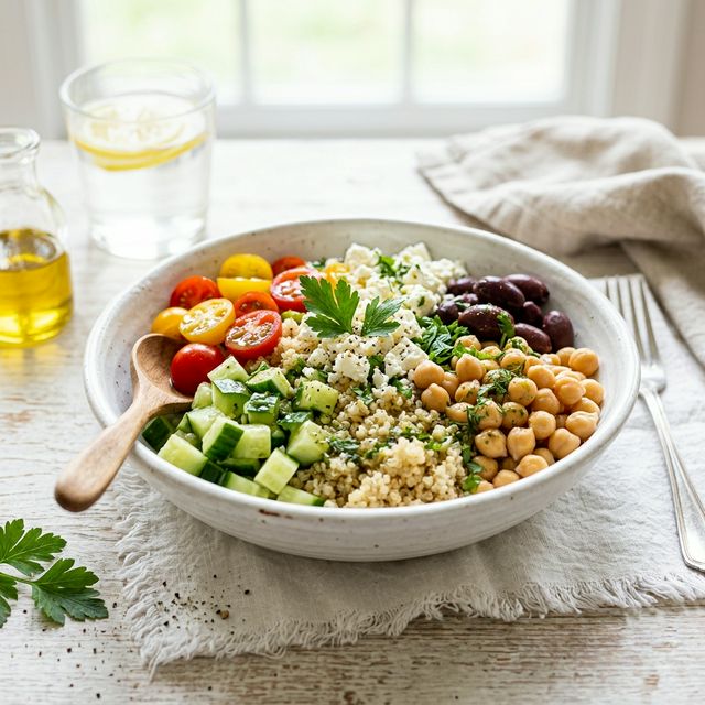 Mediterranean Quinoa Bowl