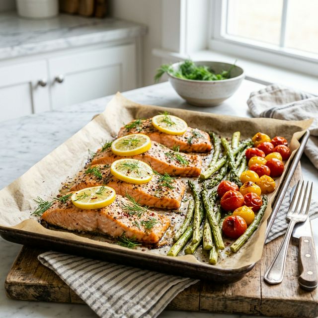 One-Pan Lemon Herb Salmon