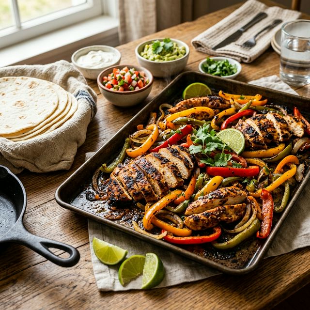 Sheet Pan Fajitas