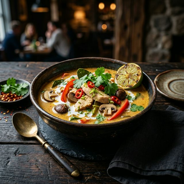 Thai Coconut Curry Soup